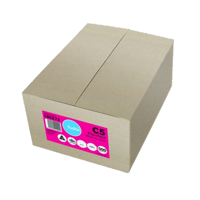 C5 - 162x229 plain face lick\'n\'stik non-secretive