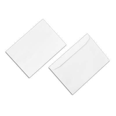 C5 - 162x229 white pocket strip seal non-secretive