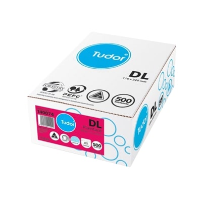 DL - 110x220 Plainface Self Seal Secretive