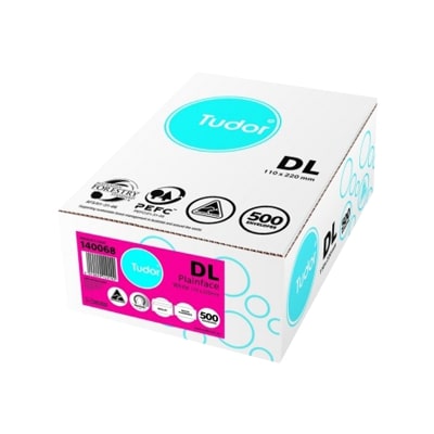 DL - 110x220 Plainface Self Seal Non-Secretive