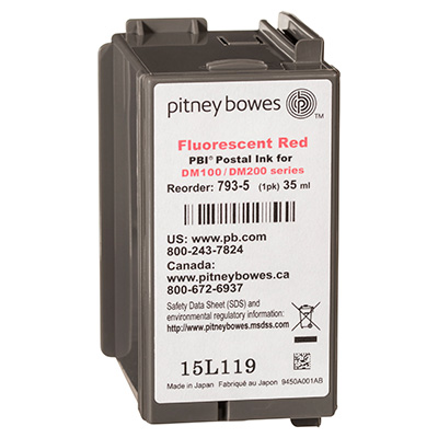 DM100/SendPro® C Red Fluoro Ink Cartridge DM100/SendPro® C Red Fluoro Ink Cartridge